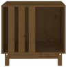 Niche pour chien Marron miel 60x45x57 cm Bois de pin massif 