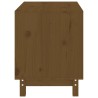 Niche pour chien Marron miel 60x45x57 cm Bois de pin massif 