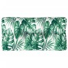 Coussin de palette motif de feuilles 70x40x12 cm tissu 