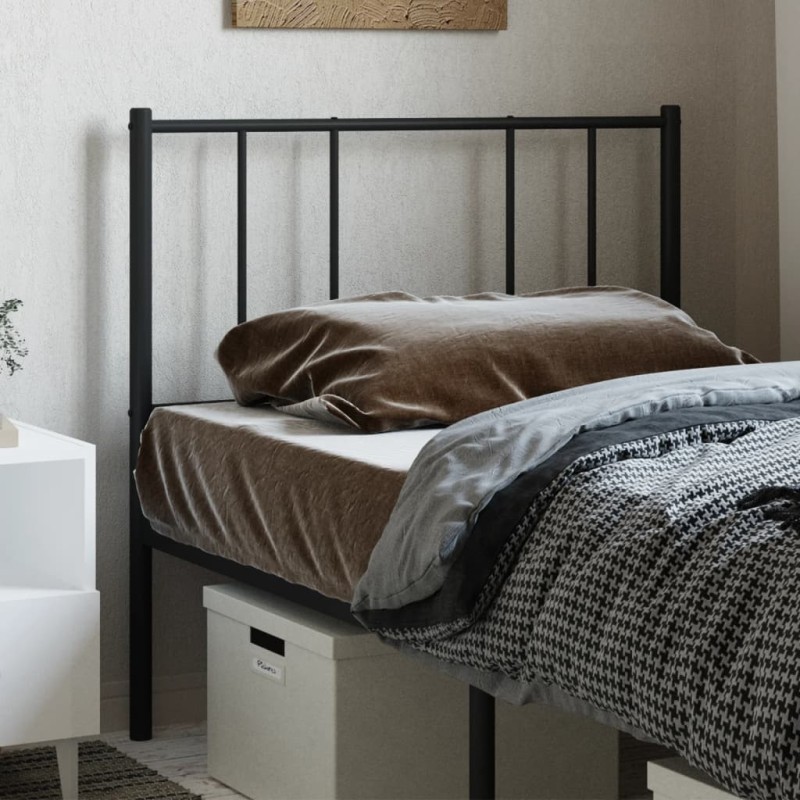 Tête de lit métal noir 80 cm Tête de lit métal noir 80 cm
