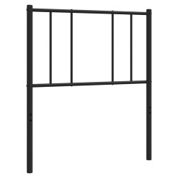 Tête de lit métal noir 80 cm 