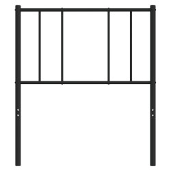Tête de lit métal noir 80 cm 