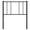Tête de lit métal noir 80 cm 