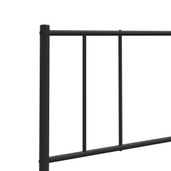 Tête de lit métal noir 80 cm 