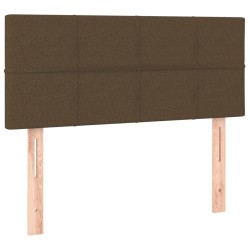 Sommier à lattes de lit avec matelas Marron foncé 80x200 cm 