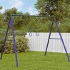 Barre de trapèze et anneaux de gymnastique d'enfants acier 