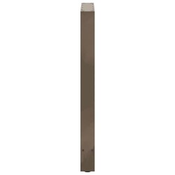 Pieds de table de bar en acier naturel 2 pièces 60 x (90-91) cm Acier 
