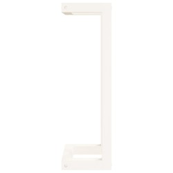 Porte-serviette Blanc 23x18x60 cm Bois de pin massif 