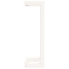 Porte-serviette Blanc 23x18x60 cm Bois de pin massif 