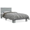 Cadre de lit sans matelas sonoma gris 90x200 cm 