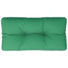 Coussin de palette vert 80x40x12 cm tissu 
