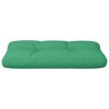 Coussin de palette vert 80x40x12 cm tissu 