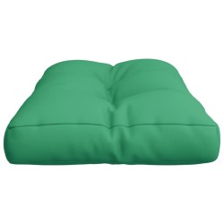 Coussin de palette vert 80x40x12 cm tissu 