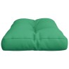 Coussin de palette vert 80x40x12 cm tissu 