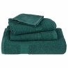Serviettes de visage 2 pcs vert 30x30 cm 360 g/m² 100% coton 