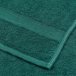 Serviettes de visage 2 pcs vert 30x30 cm 360 g/m² 100% coton 