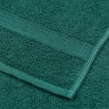 Serviettes de visage 2 pcs vert 30x30 cm 360 g/m² 100% coton 
