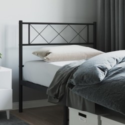 Tête de lit métal noir 75 cm 