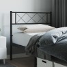 Tête de lit métal noir 75 cm 