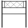 Tête de lit métal noir 75 cm 