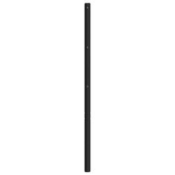 Tête de lit métal noir 75 cm 