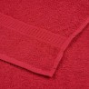 Serviettes de visage 2 pcs rouge 30x30 cm 360 g/m² 100% coton 