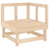 Salon de jardin 8 pcs Bois de pin massif 