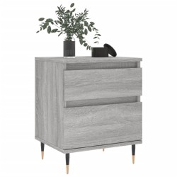 Tables de chevet 2 pcs sonoma gris 40x35x50 cm bois ingénierie 