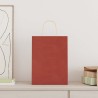 Sacs en papier 50 pcs avec poignées rouge 26x12x35 cm 