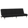 Ensemble de canapés 2 pcs noir velours 