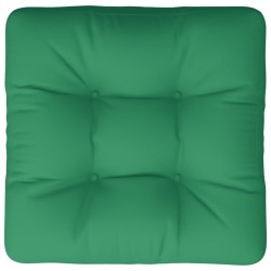 Coussin de palette vert tissu 