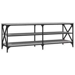 Meuble TV sonoma gris 140x40x50 cm bois d'ingénierie 