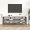 Meuble TV sonoma gris 140x40x50 cm bois d'ingénierie 