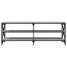 Meuble TV sonoma gris 140x40x50 cm bois d'ingénierie 