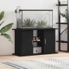 Support d'aquarium chêne noir 101x41x58 cm bois d'ingénierie 