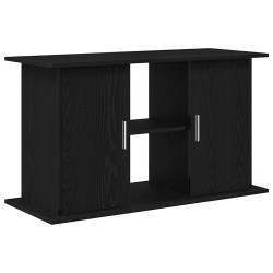 Support d'aquarium chêne noir 101x41x58 cm bois d'ingénierie 