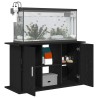 Support d'aquarium chêne noir 101x41x58 cm bois d'ingénierie 