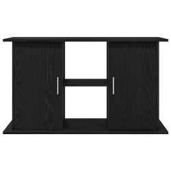 Support d'aquarium chêne noir 101x41x58 cm bois d'ingénierie 