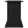 Support d'aquarium chêne noir 101x41x58 cm bois d'ingénierie 