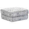 Pouf modulaire à 2 places Gris clair Tissu 