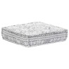 Pouf modulaire à 2 places Gris clair Tissu 