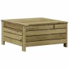 Salon de jardin 3 pcs avec coussins bois de pin imprégné 
