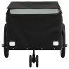 Remorque de vélo noir et gris 30 kg fer 