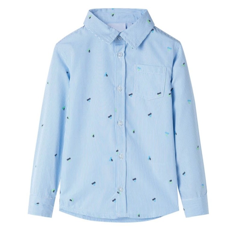 Chemise pour enfant bleu clair 140 