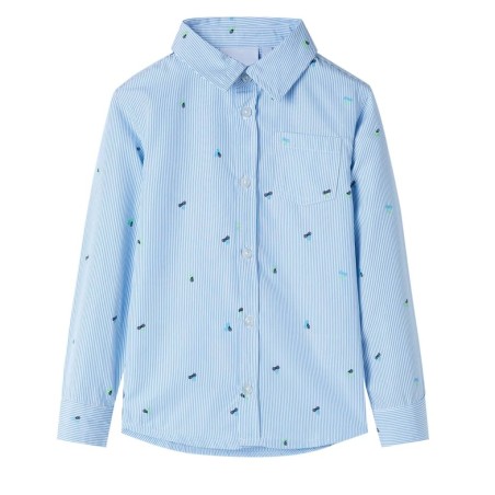 Chemise pour enfant bleu clair 140 