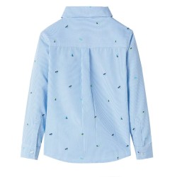 Chemise pour enfant bleu clair 140 