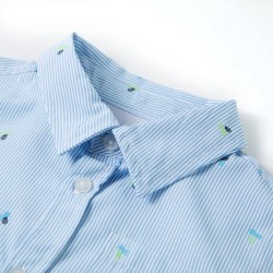 Chemise pour enfant bleu clair 140 