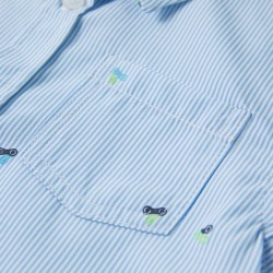 Chemise pour enfant bleu clair 140 