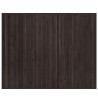 Tapis rectangulaire marron foncé 80x100 cm bambou 