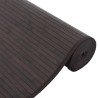 Tapis rectangulaire marron foncé 80x100 cm bambou 